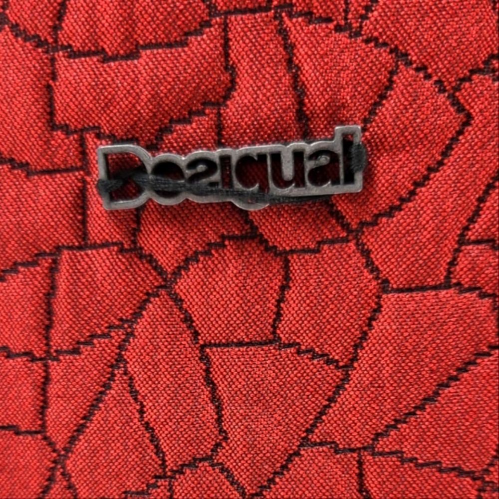 Desigual Womens Ombre Button Front Fold Collar Peacoat Size U.S Small. - Picture 4 of 12